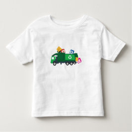 ABC Recycelnd Müllwagen Kleinkind T-shirt
