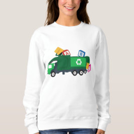 ABC Recycelnd Müllwagen Sweatshirt