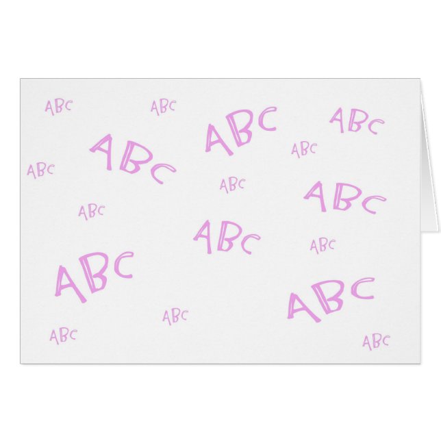 ABC rose (Devant horizontal)
