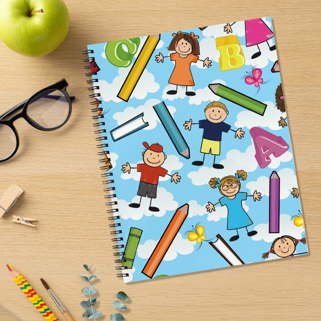 ABC School Children - Wolken Notizbuch (Von Creator hochgeladen)