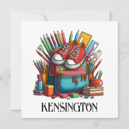 ABC SIEHE MICH AN - SIEHE ZURÜCK MITTEILUNGSKARTE