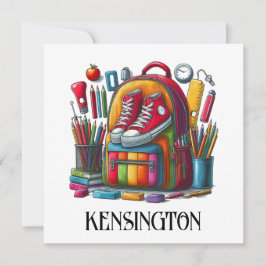 ABC SIEHE MICH AN - SIEHE ZURÜCK MITTEILUNGSKARTE