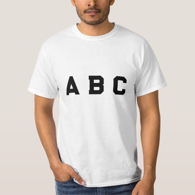 ABC-Stil T-Shirt (Vorderseite)