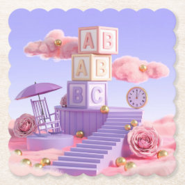 ABC Surreal Dreamlike Landscape Untersetzer