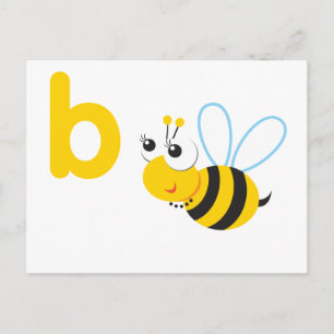 ABC-Tier-Betty-Biene Postkarte