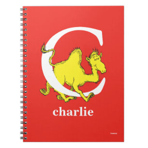 ABC von Dr. Seuss: Buchstabe C - Weiß   Name hinzu Notizblock