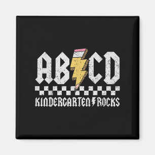 Abcd Kindergarten Rocks Bleistift Blitzlehrer Magnet