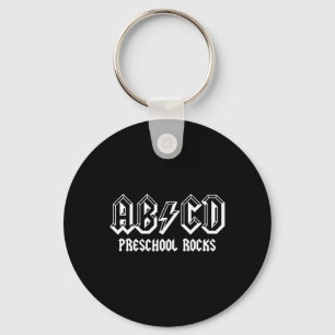 Abcd Rocks Zurück zur Schule Vorschule Rocks Lusti Schlüsselanhänger