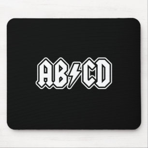 Abcd Spaß zurück zum Lehrer Mousepad