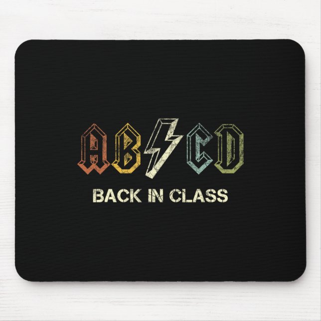 Abcd Teacher Mousepad (Vorne)