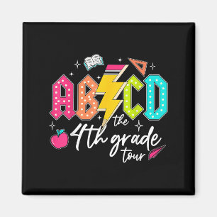 Abcd The 4th Grade Tour Pencil Blitzgerät Rock Boy Magnet
