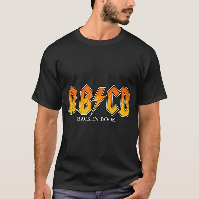 ABCD Zurück im Buch T-Shirt (Vorderseite)
