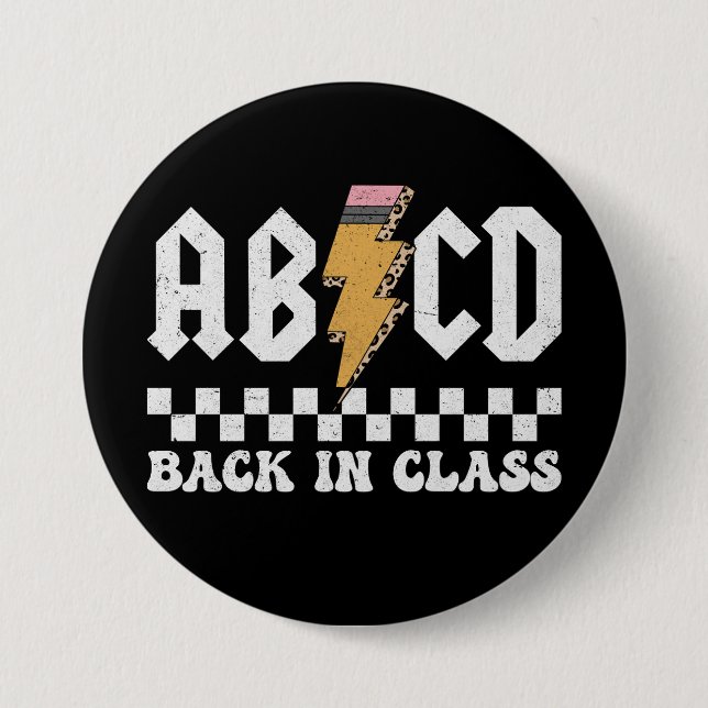 ABCD Zurück im Klassenzimmer Button (Vorderseite)