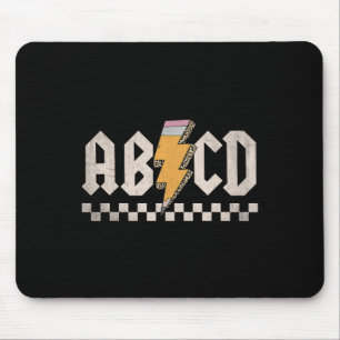 Abcd Zurück In Cl Erster Schultag Lehrer S Mousepad