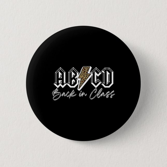 Abcd zurück in Cl Teacher Button (Vorderseite)