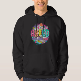 ABCD Zweitklassiger Rock Lehrer Student glücklich Hoodie