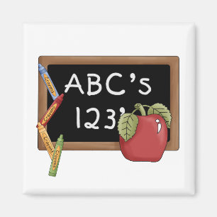 Abcs 123s T-Shirts und Geschenke Magnet