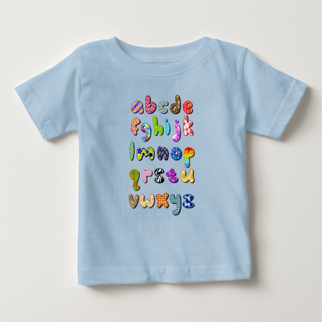 ABCs Baby T-shirt (Vorderseite)