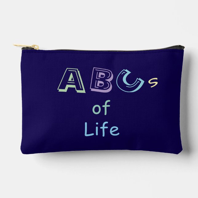 ABCs des Lebens Pouch/Tasche Zubehörtasche (Vorderseite)