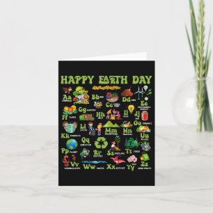 Abcs of Earth Day Teacher Rettete unsere Planet-Na Karte
