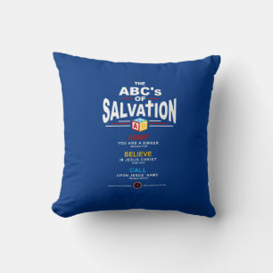ABCs of Salvation Kissen