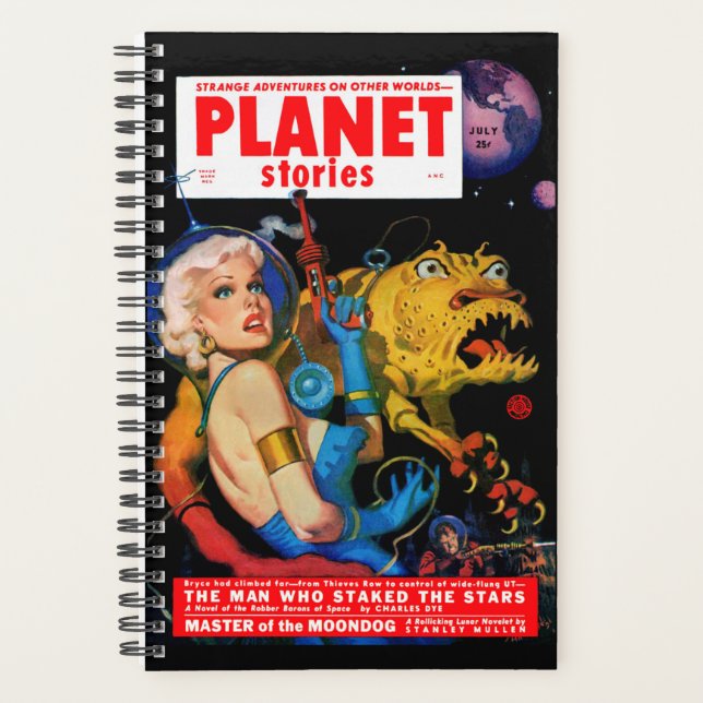 Abdeckung der Planeten Geschichten Juli 1952 Planer (Vorderseite)