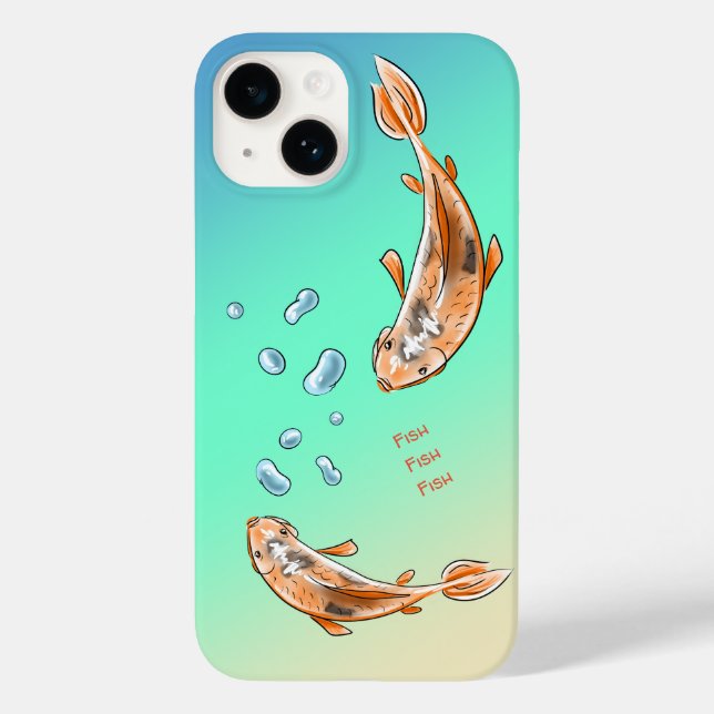 Abdeckung für IPhone - Fisch Case-Mate iPhone 14 Hülle (Rückseite)