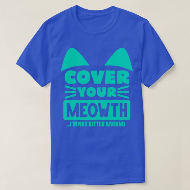 Abdeckung Ihrer Katze T-Shirt (Design vorne)