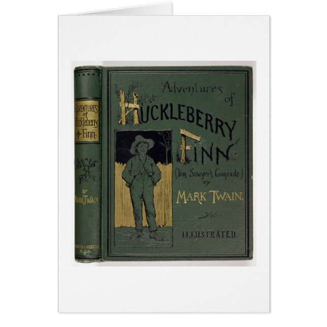 Abdeckung von "Abenteuern von Huckleberry Finn" (Vorne)