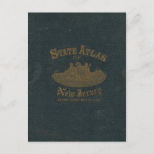 Abdeckung von Atlas New Jersey Postkarte