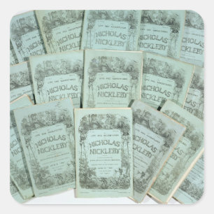 Abdeckungen von den Monatsausgaben 'des Lebens und Quadratischer Aufkleber