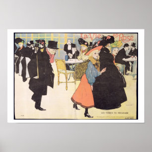 Abdeckungsillustration für "La konkurrieren Poster