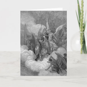 Abdiel Attacks Satan Karte