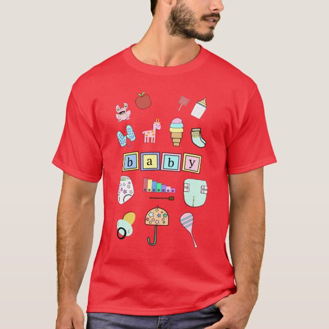 ABDL | Superrot | Erwachsen-Babys | Baby4life T-Shirt (Vorderseite)