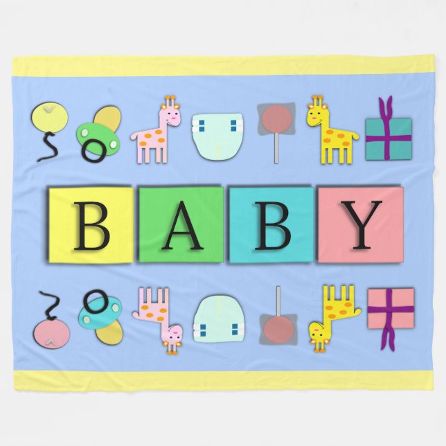 ABDL umfassende erwachsene Fleecedecke (Vorderseite (Horizontal))