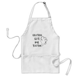 Abdominales Bewusstseins-Gluten got mich Tootin Schürze