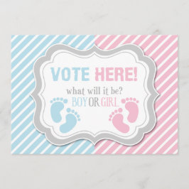 Abdruck-Geschlecht decken wählentabellen-Zeichen Einladung