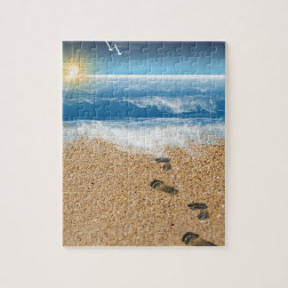 Abdrücke im Sand