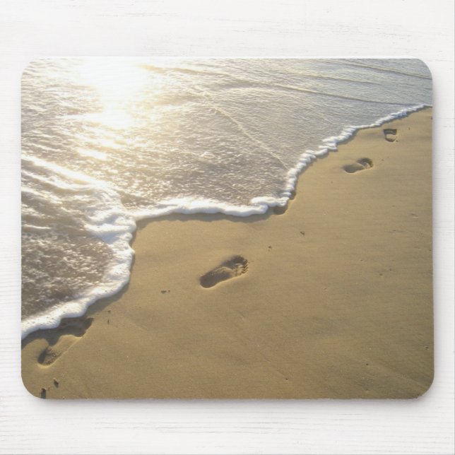 Abdrücke im Sand Mousepad (Vorne)