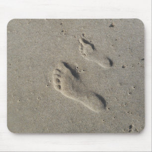 Abdrücke im Sand Mousepad