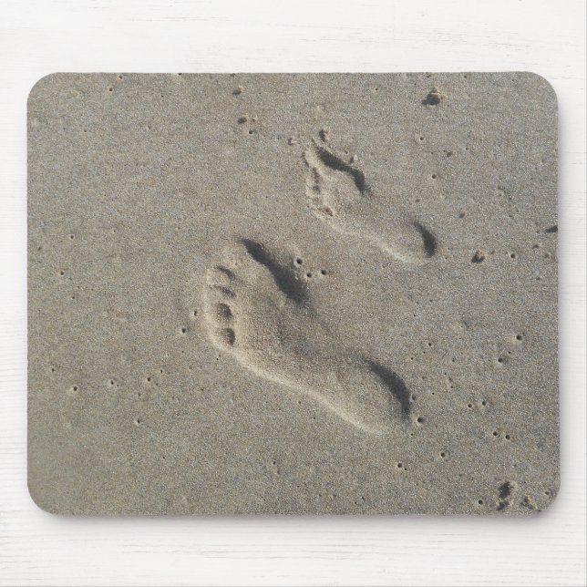 Abdrücke im Sand Mousepad (Vorne)