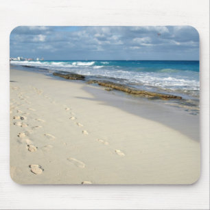 Abdrücke im Sand mousepad