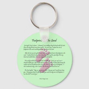 Abdrücke im Sand Schlüsselanhänger