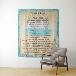 Abdrücke im Sand Wandteppich