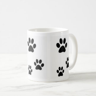 Abdrücke Kätzchen schöner Tasse