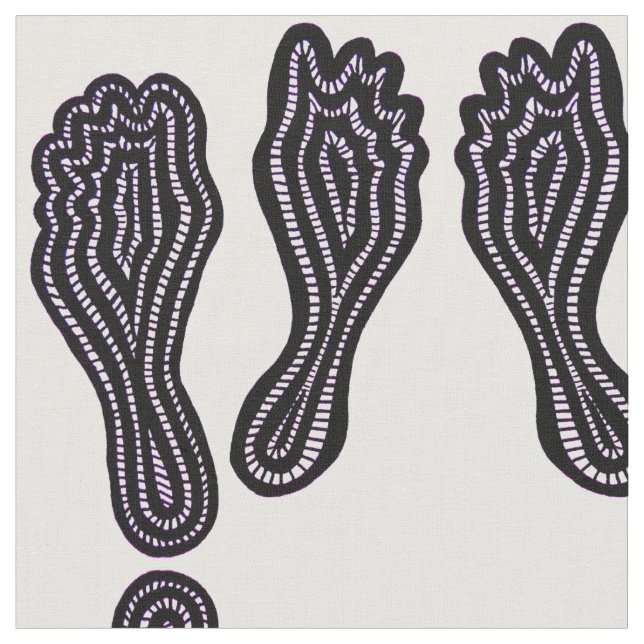 Abdrücke Stoff (Nahaufnahme)