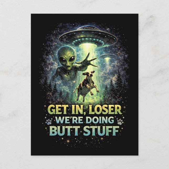Abduction Night Postkarte (Vorderseite)