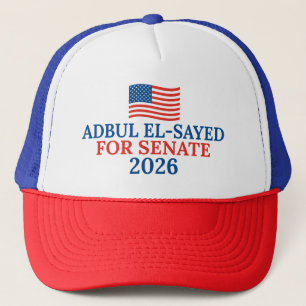 Abdul El-Sayed für den Senat Wahl 2026 Truckerkappe