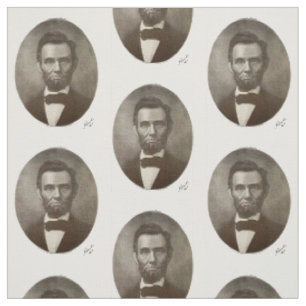 Abe Abraham Lincoln amerikanischer Stoff