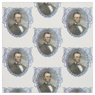 Abe Abraham Lincoln amerikanischer Stoff